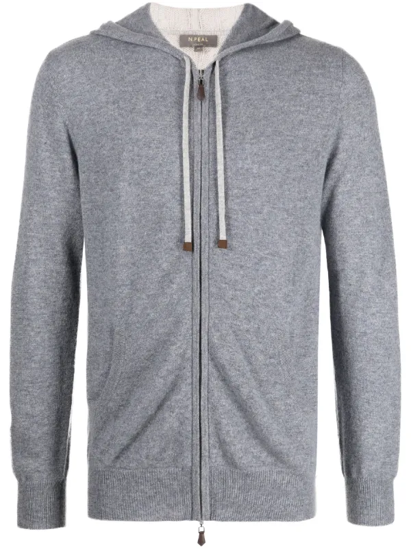 Moncler zip hoodie grey hotsell