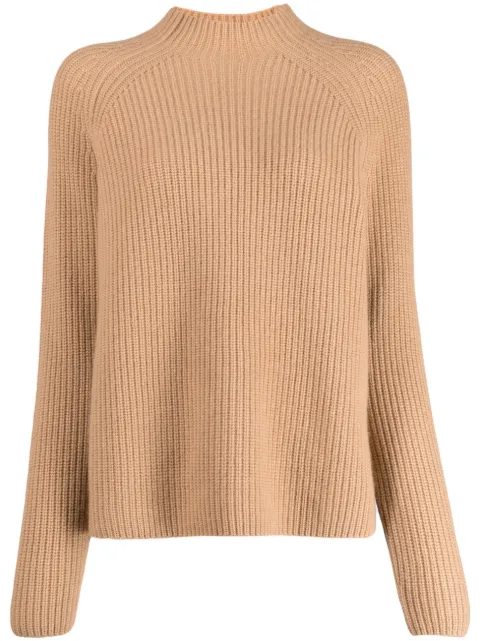 N.Peal mock-neck cashmere jumper