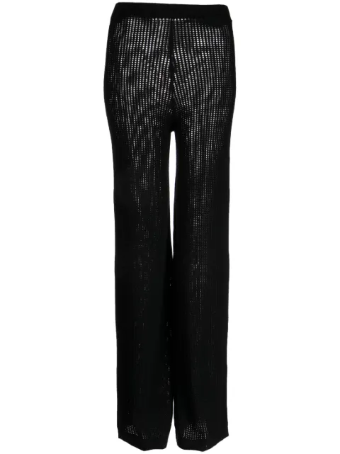 Cynthia Rowley pantalon en maille à taille haute