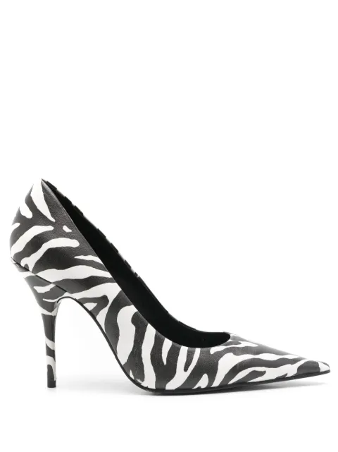 Andrea Bogosian Scarpin com estampa de zebra