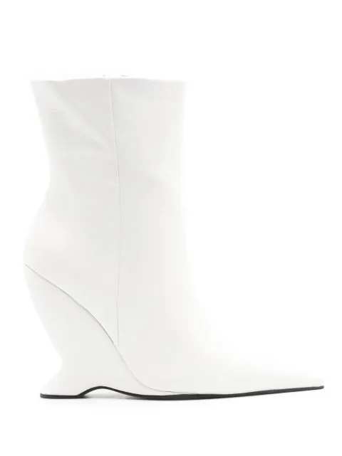 Andrea Bogosian Bota bico fino Evina de couro