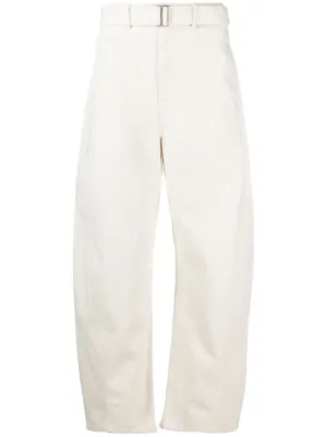 Lemaire mens lightweight Belted pants. L.$890