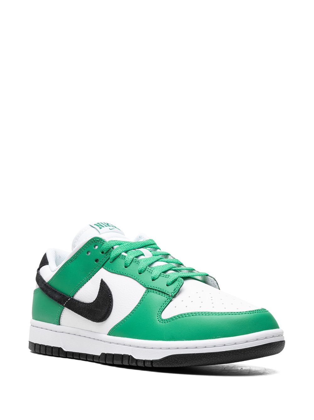 Shop Nike Dunk Low "celtics" Sneakers In Green