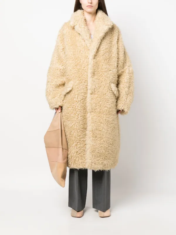 Mid length clearance teddy bear coat