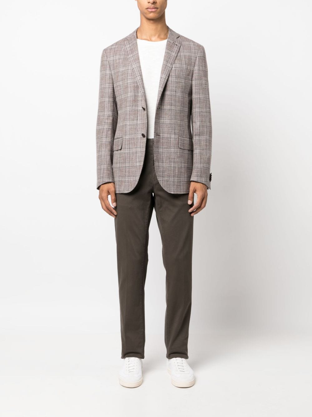 Corneliani Straight broek - Groen