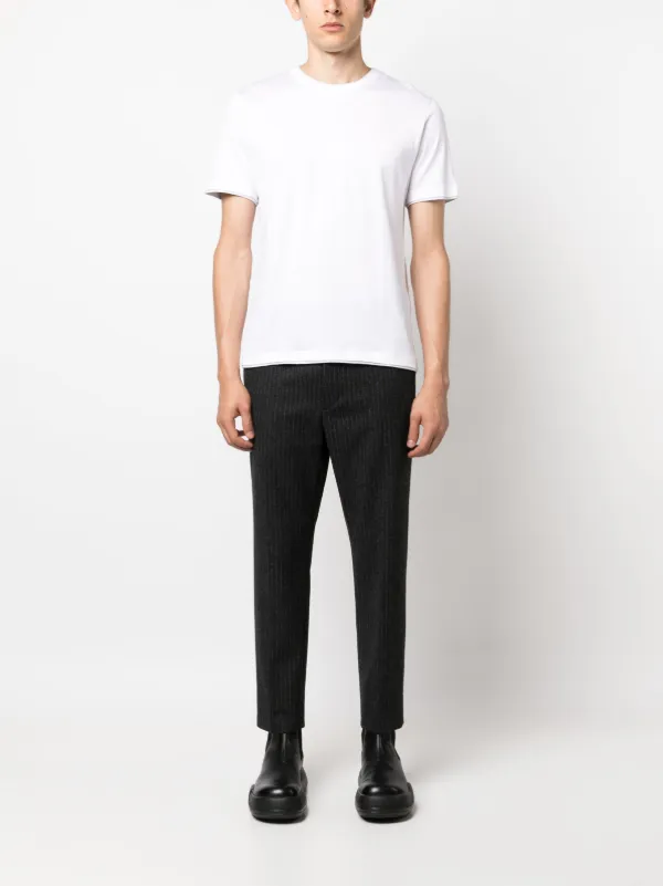 Tシャツ・カットソー ELEVENTY WHITE COTTON T-SHIRT White Cotton T-Shirt - Eleven New York Athletic Wear & Apparel