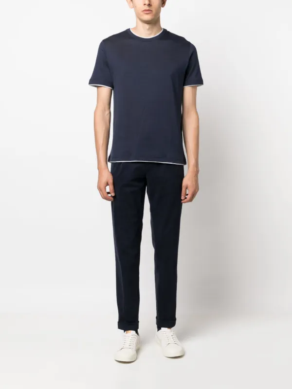 Tシャツ・カットソー ELEVENTY T-SHIRTS Eleventy コットン Tシャツ | ブルー | FARFETCH JP