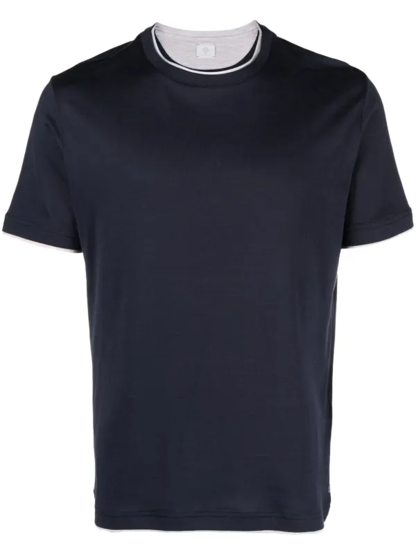 Tシャツ・カットソー Eleventy SS25 Eleventy Shirts Blue (K75CAMK02 TES0K17111) Eleventy men's t-shirt blue 177538 — Buy in Almaty