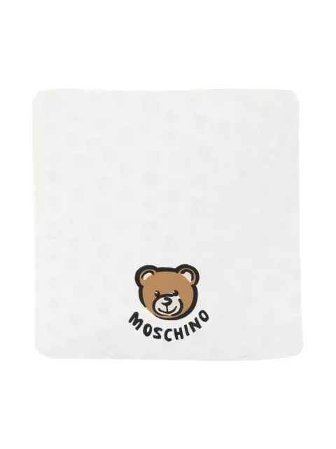 Moschino Kids 테디 베어 프린트 담요