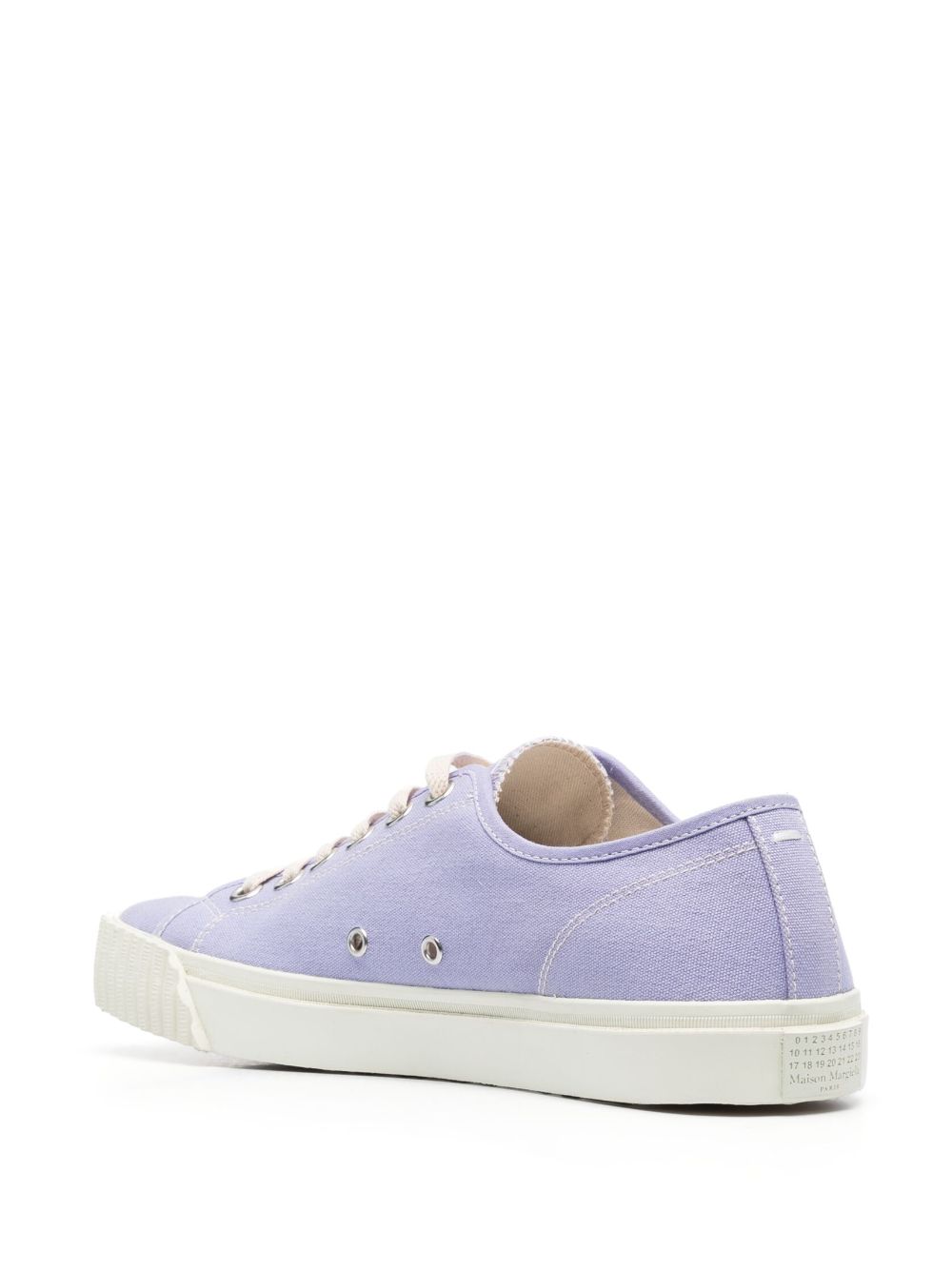 Shop Maison Margiela Tabi Low-top Sneakers In Purple