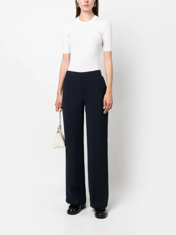 P.A.R.O.S.H. elasticated-waistband straight-leg Trousers