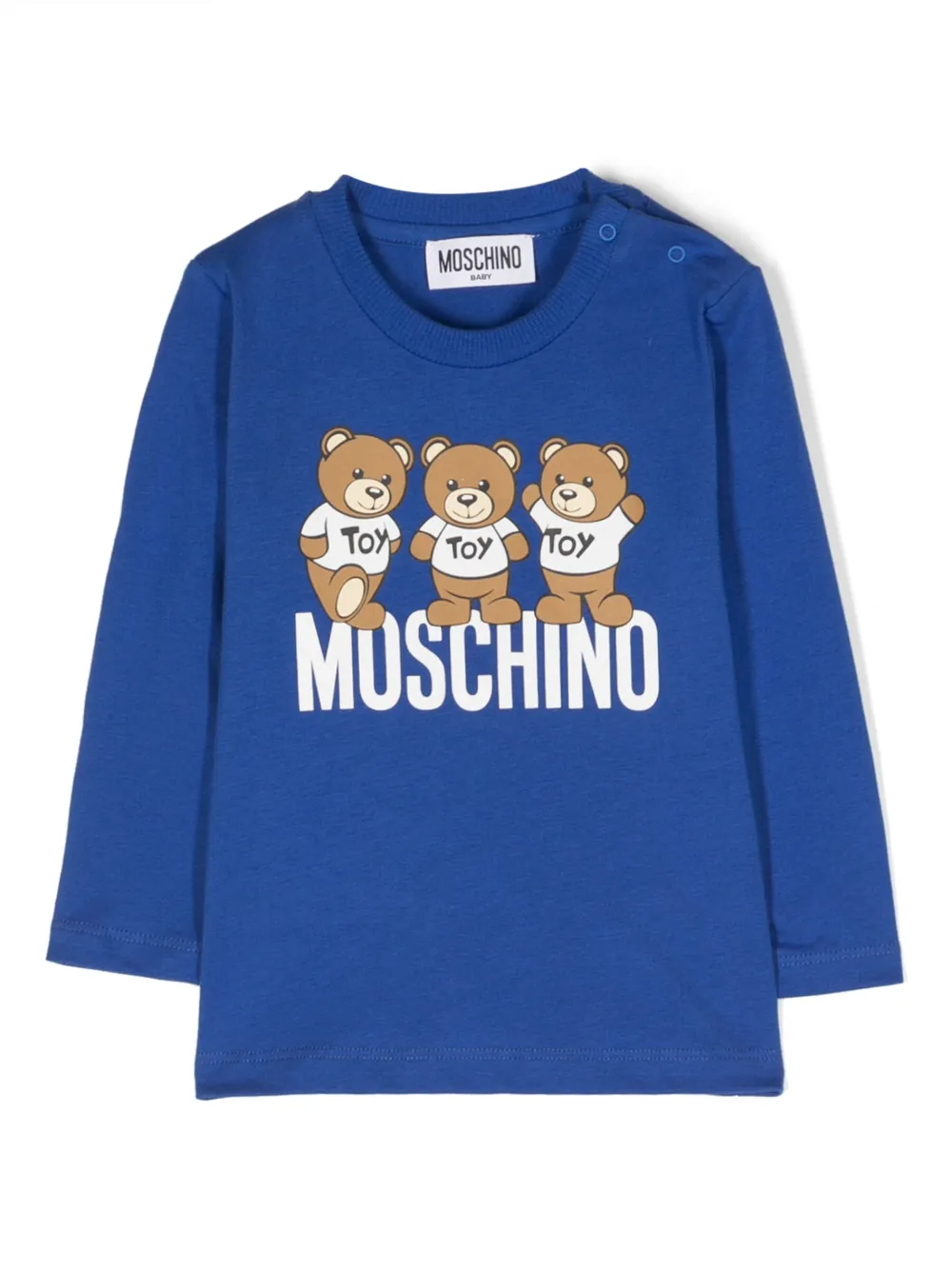 Moschino Kids logoprint Cotton Sweatshirt Farfetch