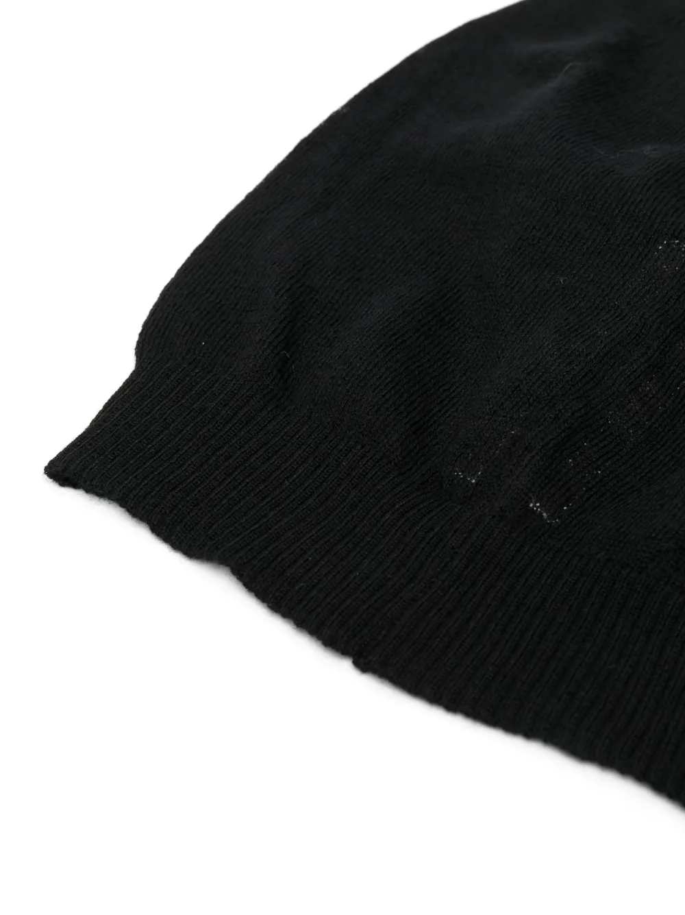 Rick Owens fine-knit wool beanie - Zwart