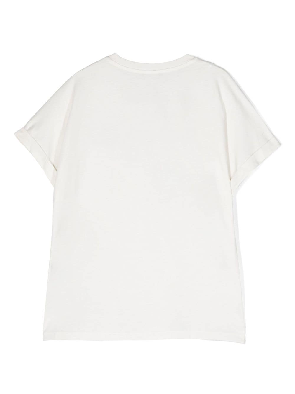 Balmain Kids logo-print cotton T-shirt - Wit