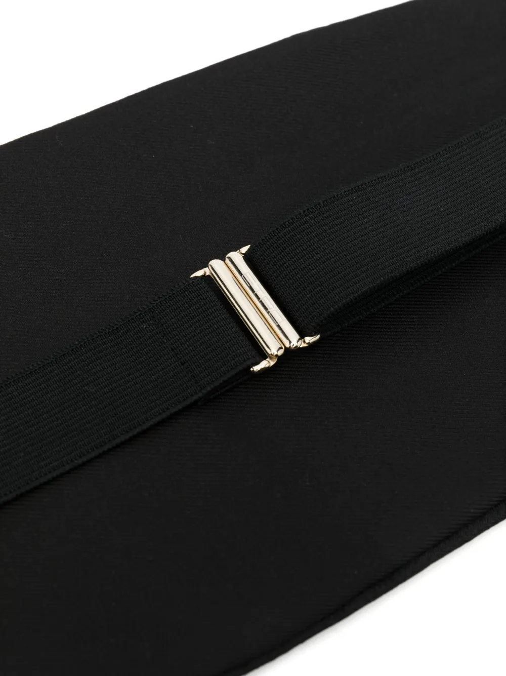 ETRO Riem met microstippen - Zwart