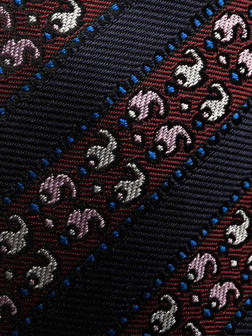 ETRO Stropdas met geometrisch patroon - Rood