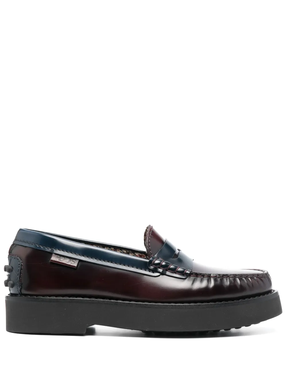 Tod's Slipper レザーローファー - レッド Tod's Slipper レザーローファー - レッド