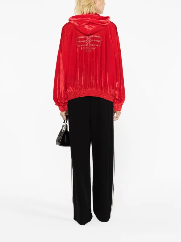 Haider ackermann velvet hoodie clearance