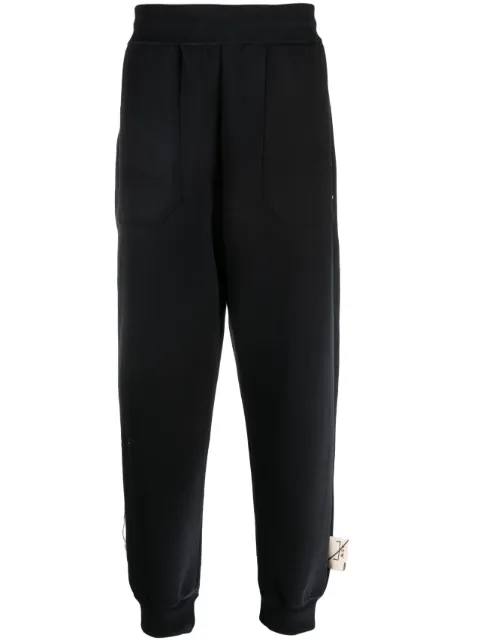 A-COLD-WALL* logo-tag cotton-blend track pants