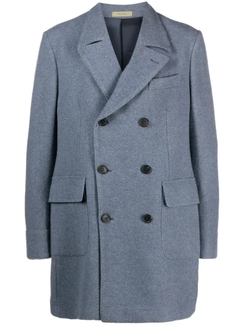 Corneliani notched-lapels double-breasted coat