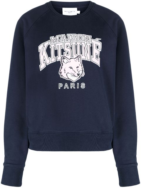 Maison Kitsuné - graphic-print cotton sweatshirt