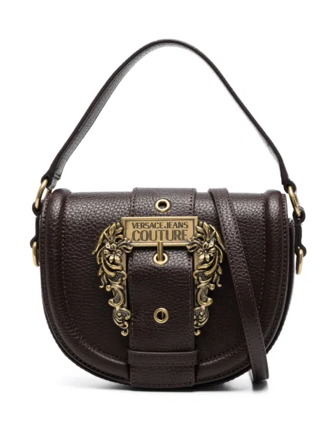 Versace Jeans Couture شنطة عملية جلد صناعي بمشبك شعار الماركة