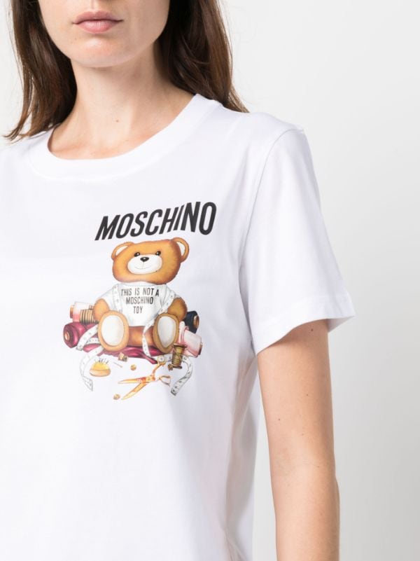 Moschino Teddy bear-motif Cotton T-shirt - Farfetch
