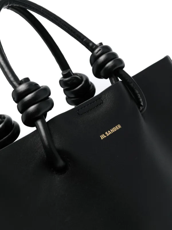 JIL SANDER ロコフリントトトハック J25WC0004P5439 312 Jil Sander ノットディテール ハンドバッグ | ブラック