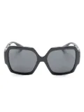 Versace Eyewear Medusa Runaway oversize-frame sunglasses - Black