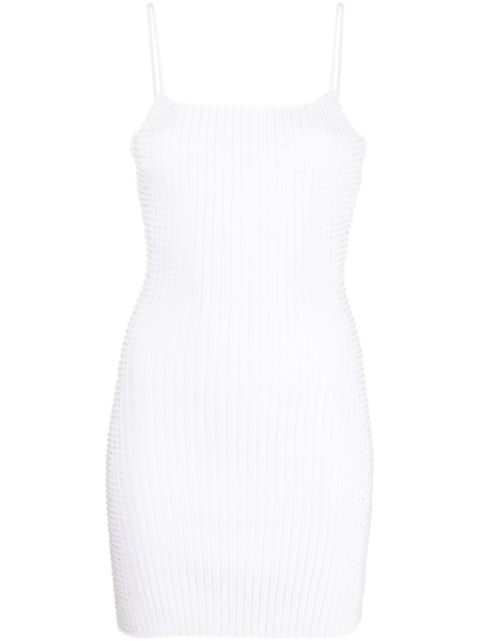 Affordable Alexander Wang crystal-embellished minidress Women