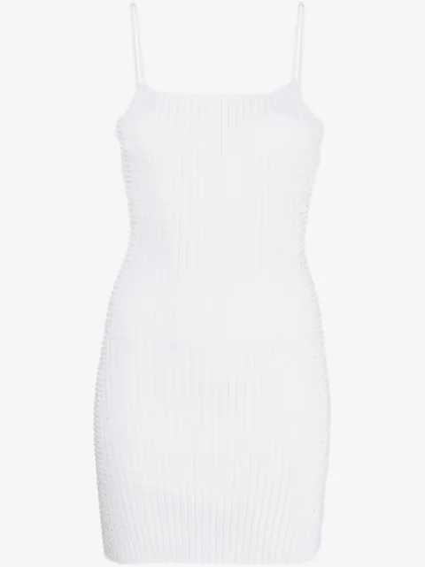 Alexander Wang Minikleid mit Kristallen