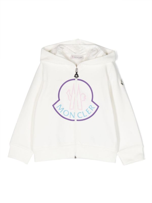 Moncler sales hoodie white