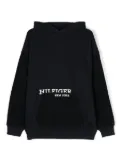 Tommy Hilfiger Junior logo-print cotton hoodie - Blue