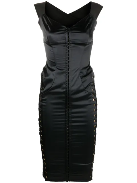 Murmur vestido estilo corset de satén