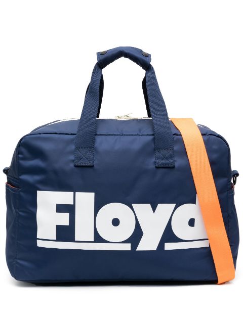 Floyd logo印花拉链旅行包