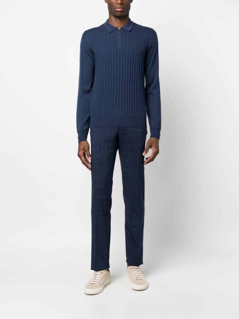 Corneliani Straight broek - Blauw