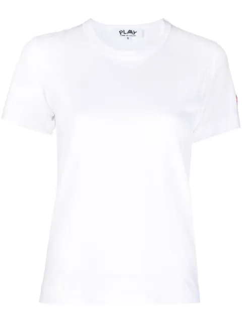 Comme Des Garçons Play logo-patch cotton T-shirt