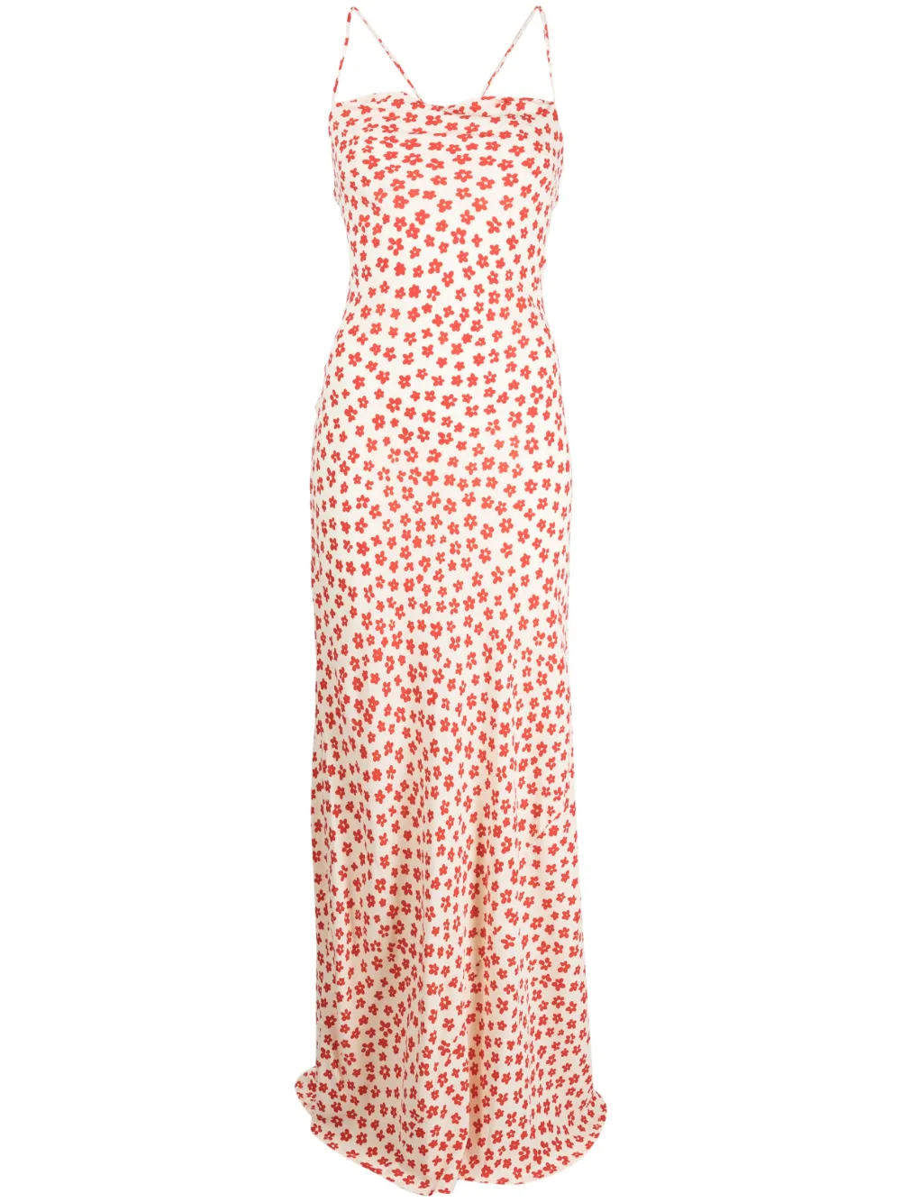 Faithfull the Brand Lusia floral-print maxi dress - Neutrals