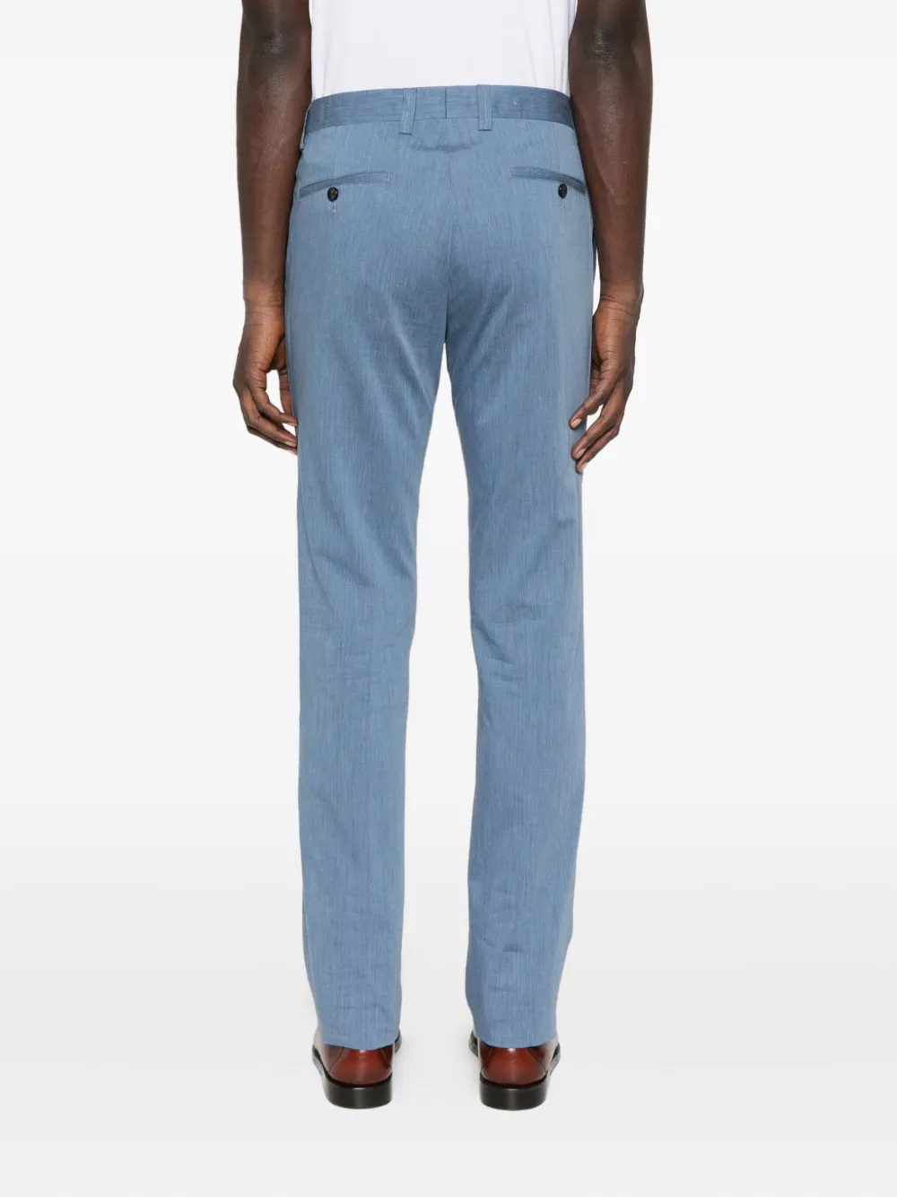 Corneliani Slim-fit Tailored Trousers In Blue