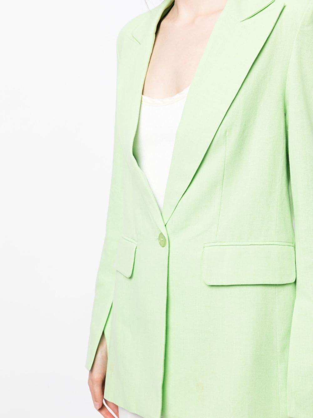 Shop We Are Kindred Arata Single-breasted Blazer In Green