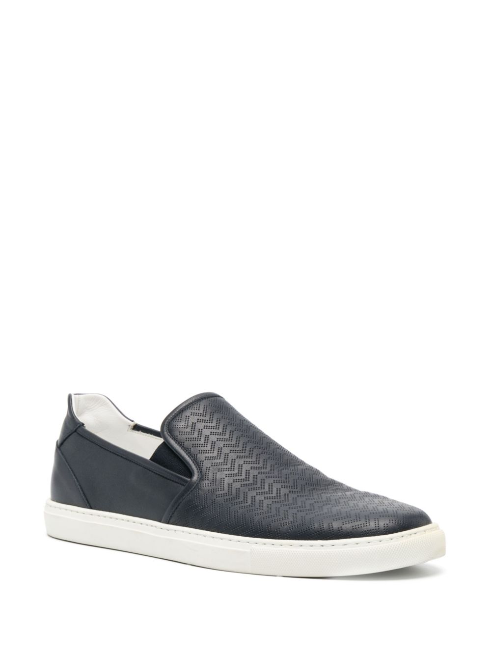 Corneliani Slip-on sneakers - Blauw