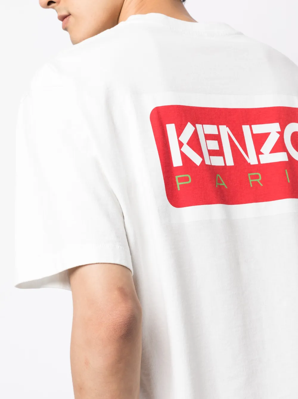 white and red kenzo t shirt