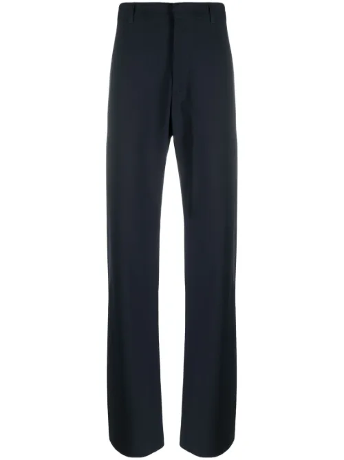 Pantalon en laine mélangée à coupe droite - Givenchy - Modalova