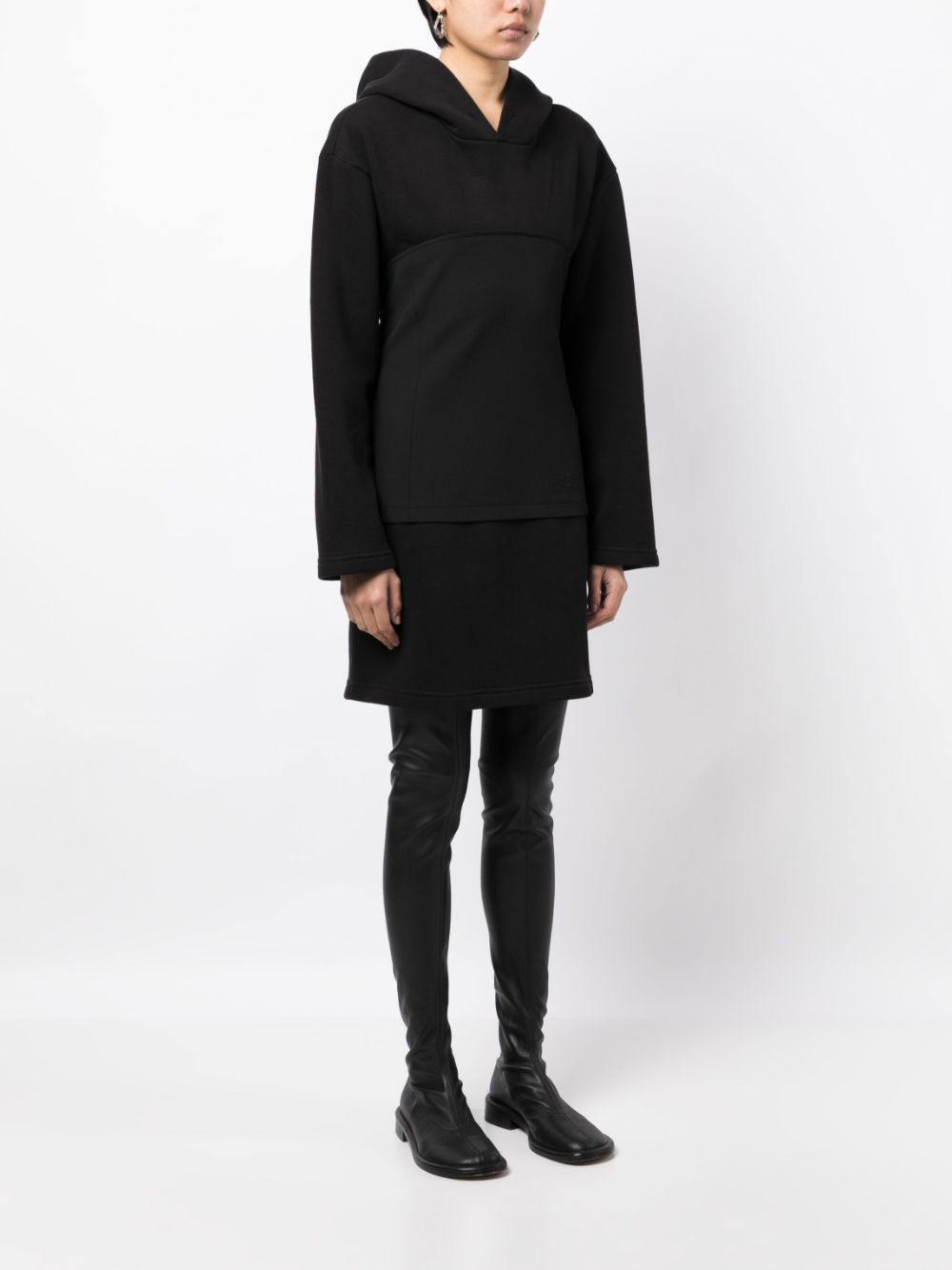 MM6 Maison Margiela layered hooded dress Women