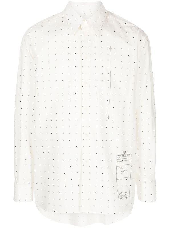 MM6 Maison Margiela numbers-motif long-sleeve T-shirt - Farfetch