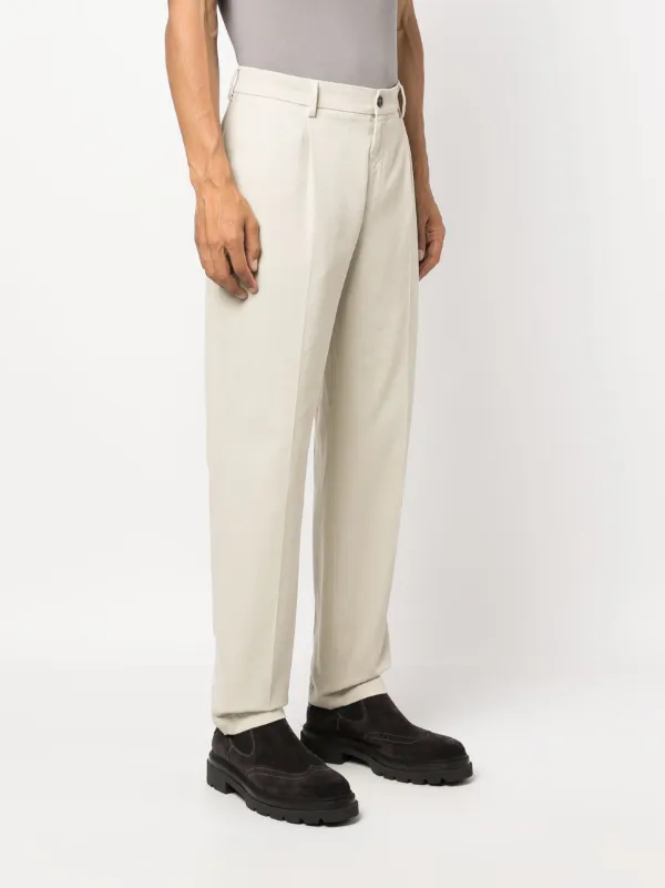 High waist hot sale chino trousers