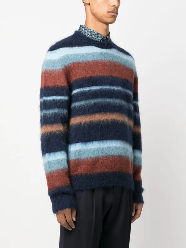 【送料&関税込】Striped Mohair-blend Sweater Etro 送料&関税込】Striped Mohair-blend Sweater Etro Mohair Blend