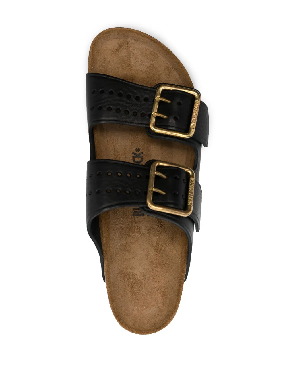 Birkenstock Arizona Bold Leather Sandals | Black | FARFETCH