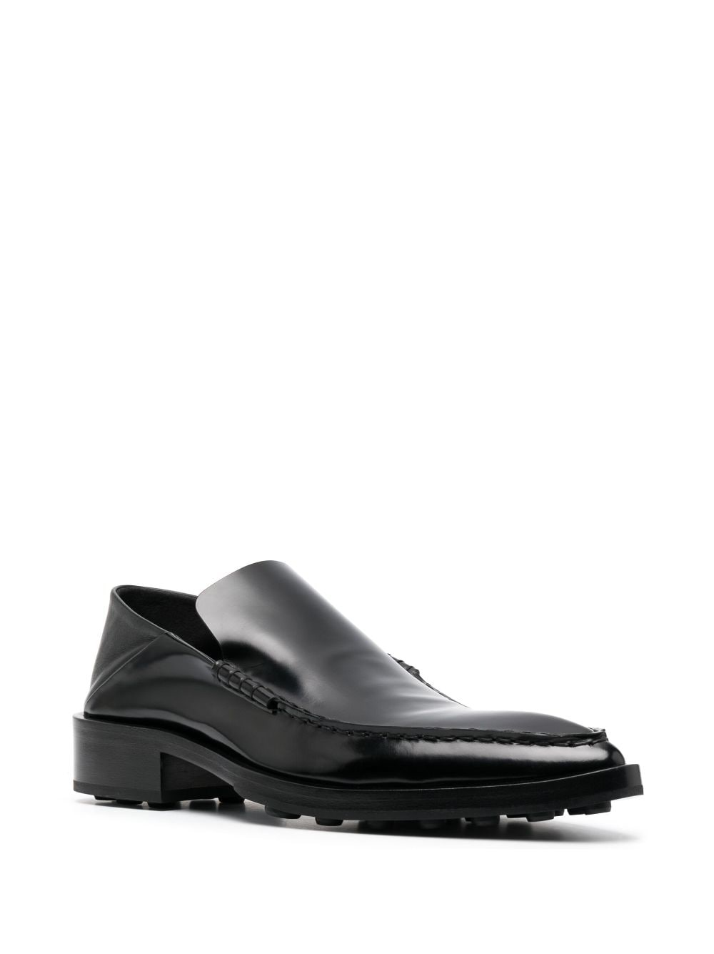 Jil Sander Loafers met puntige neus - Zwart