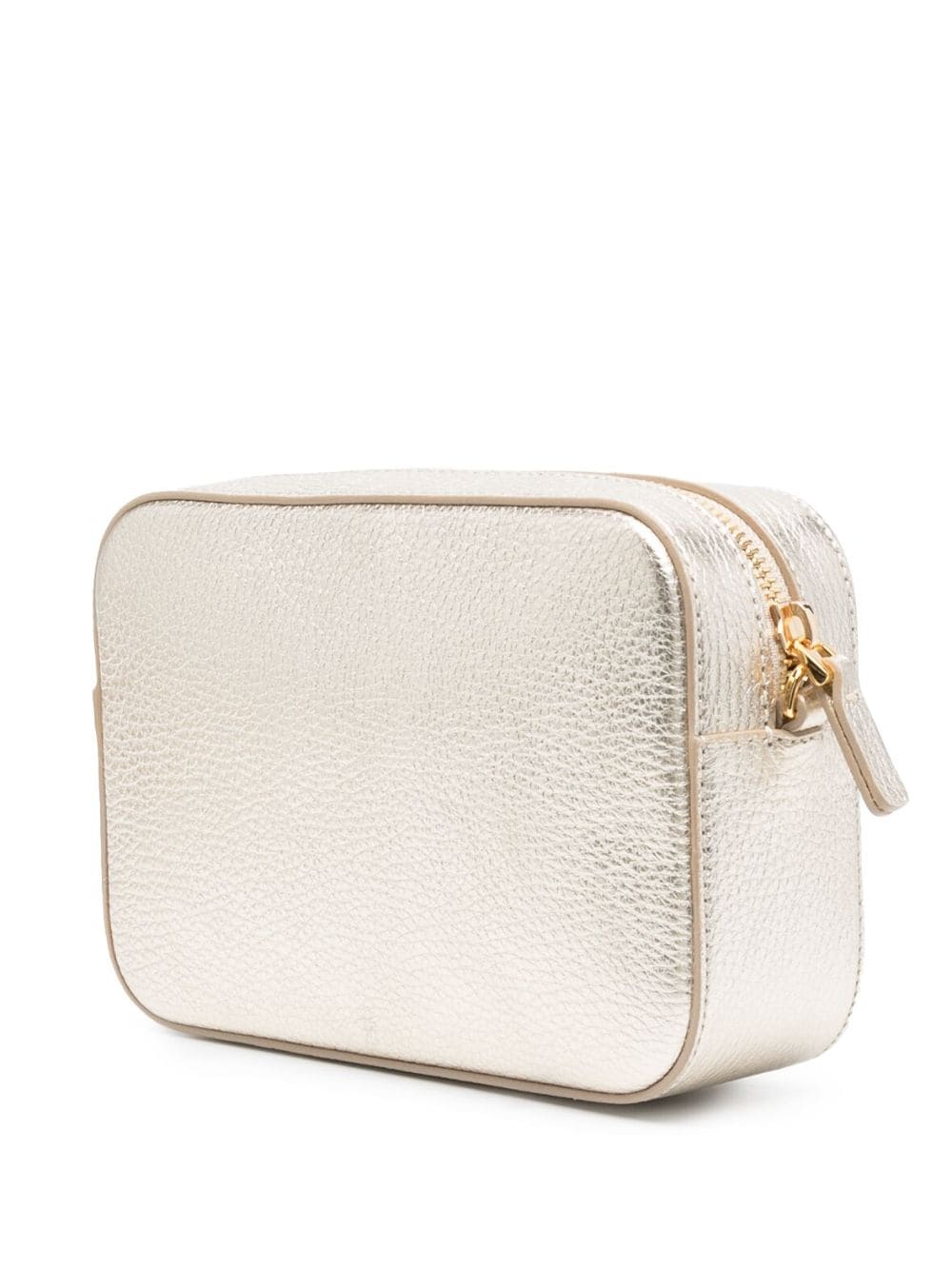 Shop Coccinelle Tebe Leather Crossbody Bag In Yellow